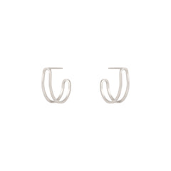 Link Dual Hoop Earrings