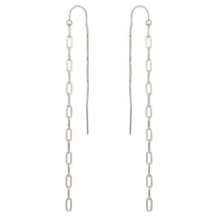 Link Dual Threader Earrings | 3.5" Earrings