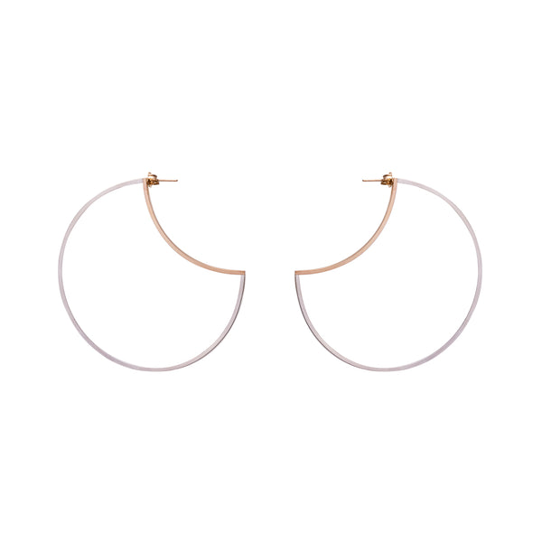 Zama Maya Hoop Earrings  | 2.5" Earrings