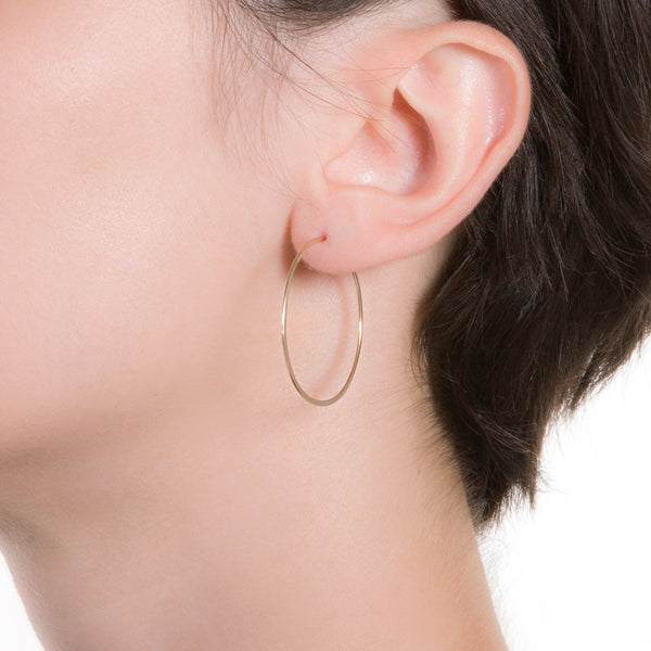 Litho Eco Hoop Small | 1.5" Earrings