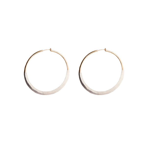 Litho Luna Hoop Medium | 2" Earrings