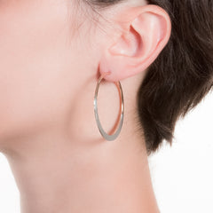 Litho Luna Hoop Small | 1.5" Earrings