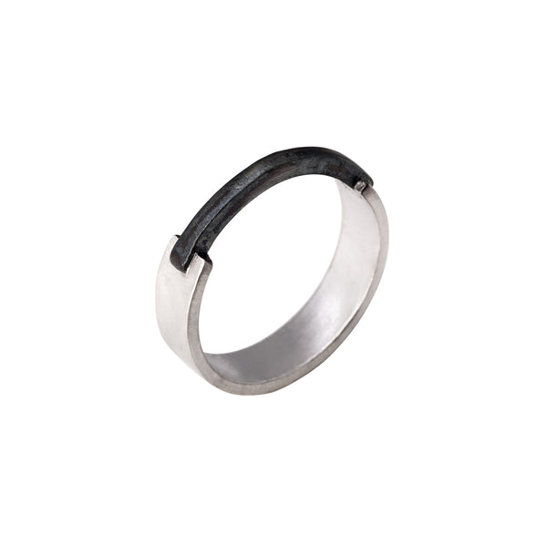 Ridge Ring (Sterling Silver)