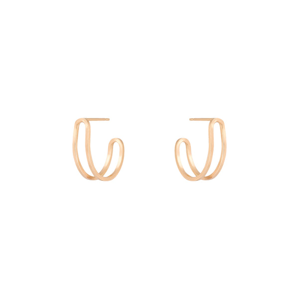 Link Dual Hoop Earrings