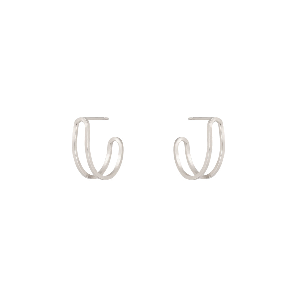 Link Dual Hoop Earrings