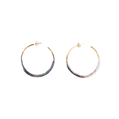 Litho Luna Hoop Small | 1.5" Earrings