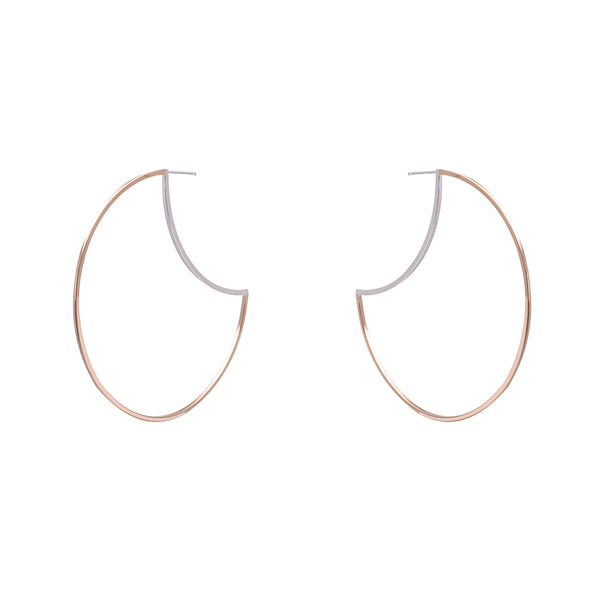 Zama Maya Hoop Earrings  | 2.5" Earrings