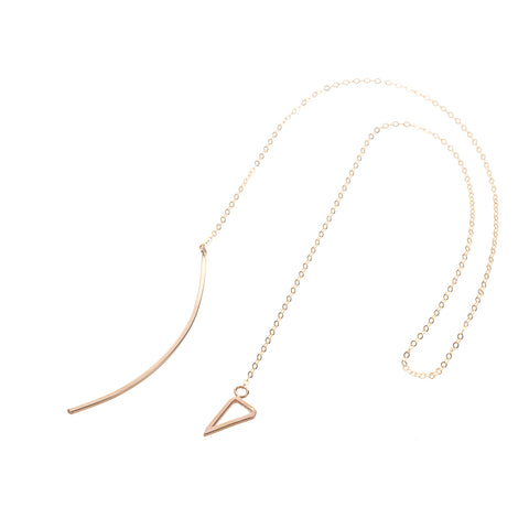 Zama Peek Lariat Necklace