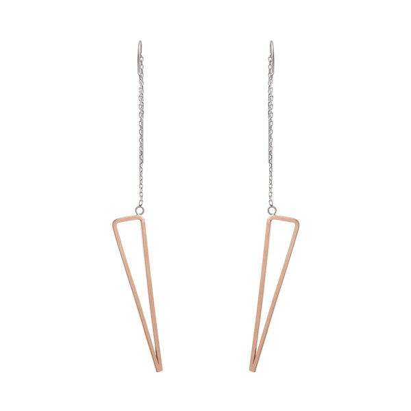 Zama Peek Threader Earrings | 3.75" Earrings