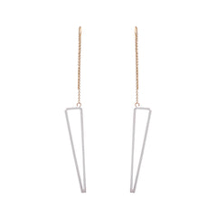 Zama Peek Threader Earrings | 3.75" Earrings